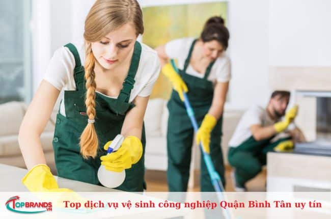 Top dịch vụ vệ sinh công nghiệp Quận Bình Tân uy tín