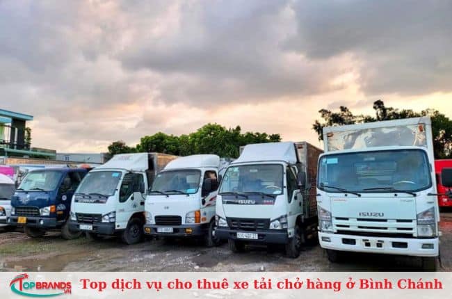 Top dịch vụ cho thuê xe tải chở hàng ở Bình Chánh giá rẻ, uy tín