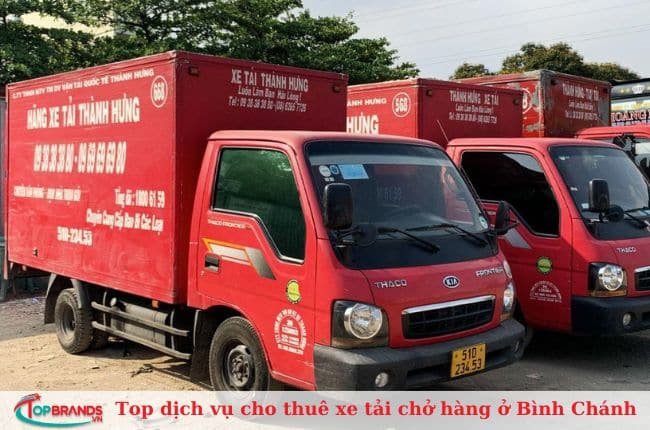 Top dịch vụ cho thuê xe tải chở hàng ở Bình Chánh giá rẻ, uy tín