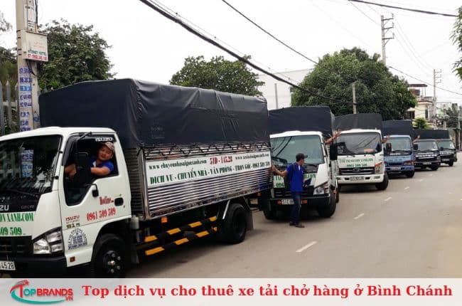 Top dịch vụ cho thuê xe tải chở hàng ở Bình Chánh giá rẻ, uy tín