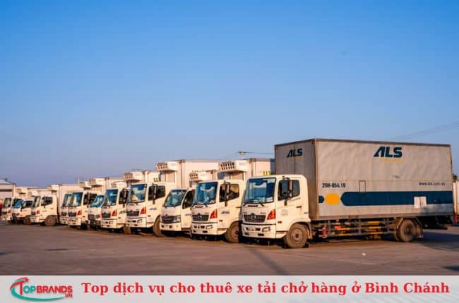 Top dịch vụ cho thuê xe tải chở hàng ở Bình Chánh giá rẻ, uy tín