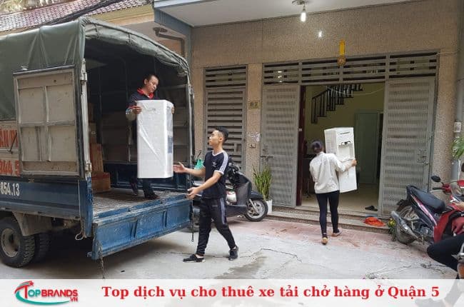 Top dịch vụ cho thuê xe tải chở hàng ở quận 5 uy tín, giá rẻ