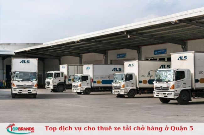 Top dịch vụ cho thuê xe tải chở hàng ở quận 5 uy tín, giá rẻ