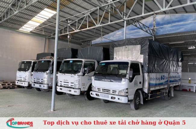 Top dịch vụ cho thuê xe tải chở hàng ở quận 5 uy tín, giá rẻ