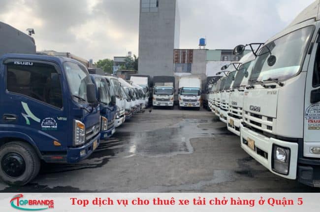 Top dịch vụ cho thuê xe tải chở hàng ở quận 5 uy tín, giá rẻ