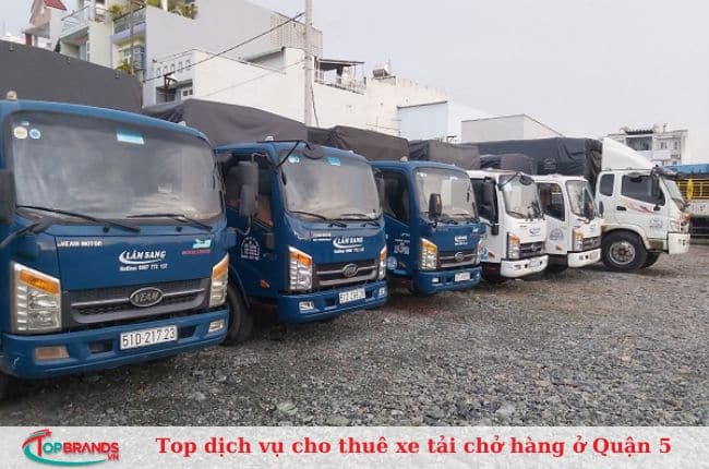 Top dịch vụ cho thuê xe tải chở hàng ở quận 5 uy tín, giá rẻ