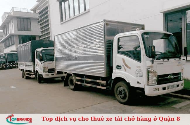 Top dịch vụ cho thuê xe tải chở hàng ở Quận 8