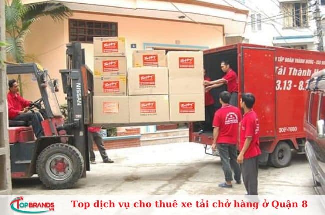 Top dịch vụ cho thuê xe tải chở hàng ở Quận 8