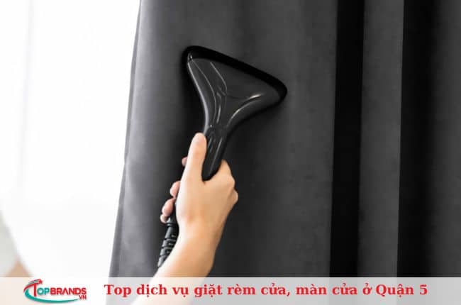 Dịch vụ giặt rèm cửa, màn cửa tại nhà ở quận 5 giá rẻ