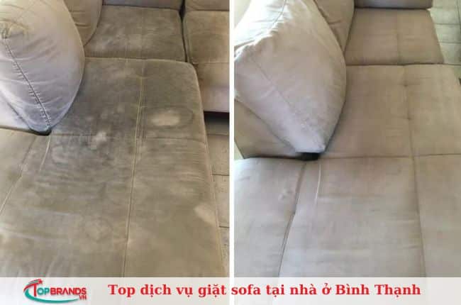 Dịch vụ giặt sofa tại nhà ở Bình Thạnh uy tín
