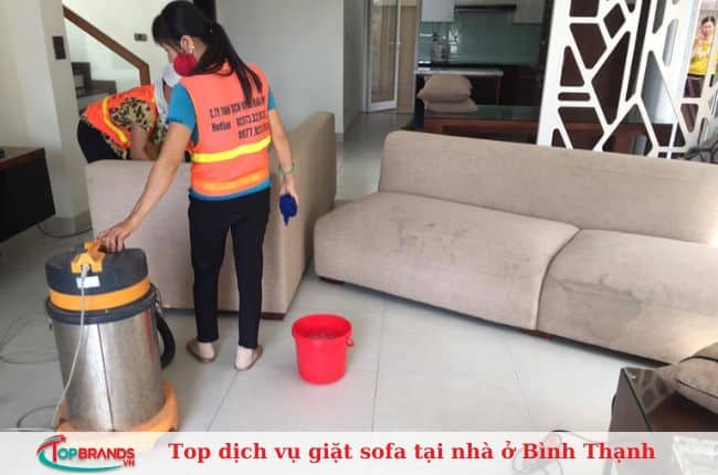 Dịch vụ giặt sofa tại nhà ở Bình Thạnh uy tín