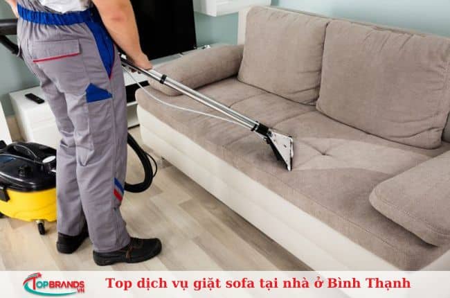 Dịch vụ giặt sofa tại nhà ở Bình Thạnh uy tín
