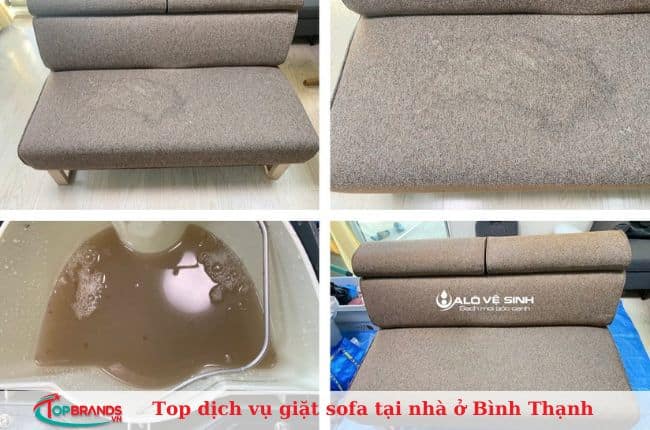 Dịch vụ giặt sofa tại nhà ở Bình Thạnh uy tín