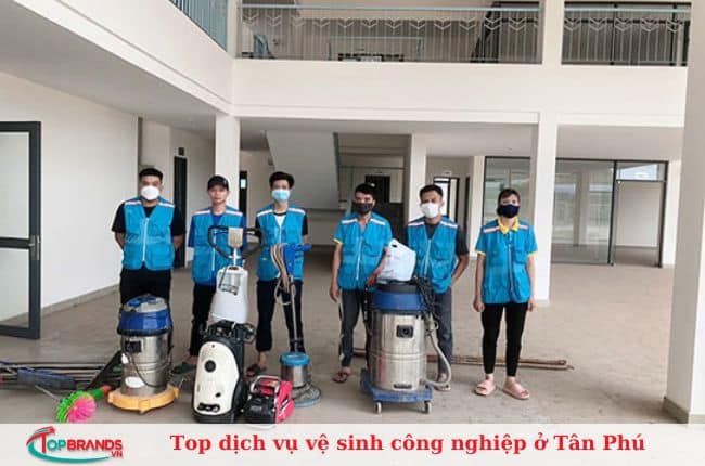 Top dịch vụ vệ sinh công nghiệp ở Tân Phú uy tín, giá rẻ