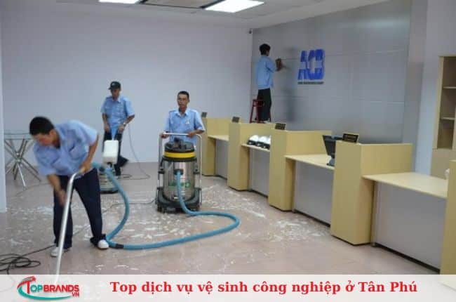 Top dịch vụ vệ sinh công nghiệp ở Tân Phú uy tín, giá rẻ