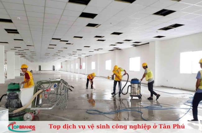 Top dịch vụ vệ sinh công nghiệp ở Tân Phú uy tín, giá rẻ