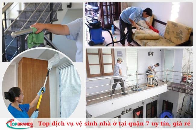 Top dịch vụ vệ sinh nhà ở tại quận 7 uy tín, giá rẻ