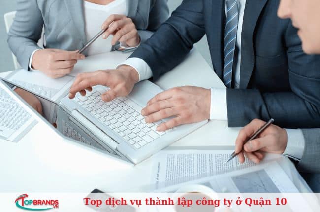 Top dịch vụ thành lập công ty ở Quận 10