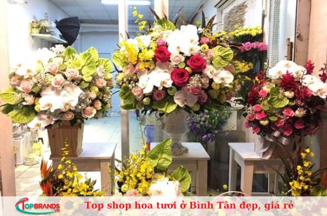 Top các shop hoa tươi ở Quận Bình Tân giá rẻ