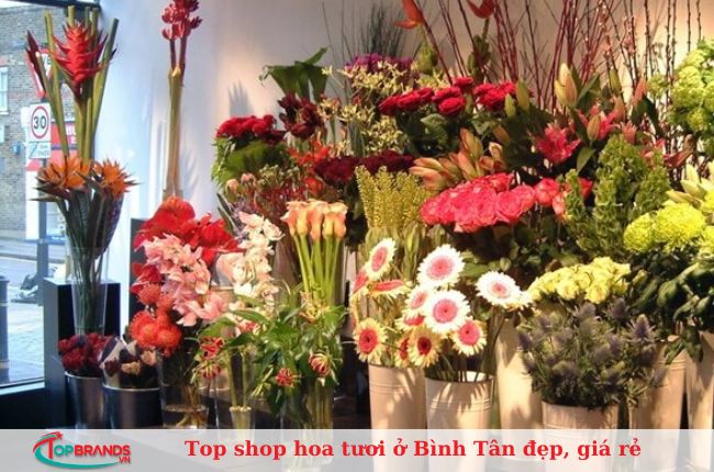 Danh sách các shop hoa tươi Quận Bình Tân đẹp