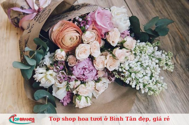 Top các shop hoa tươi ở Quận Bình Tân giá rẻ