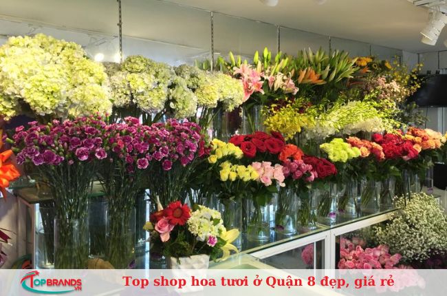 Top shop hoa tươi ở quận 8 đẹp, giá rẻ, giao tận nơi