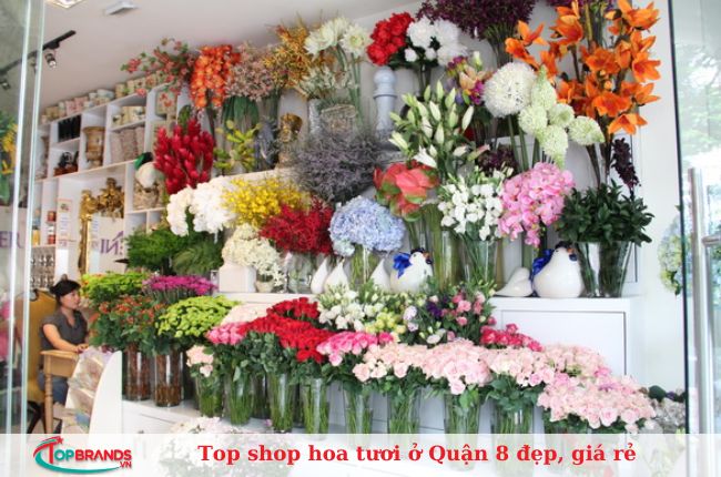 Top shop hoa tươi ở quận 8 đẹp, giá rẻ, giao tận nơi