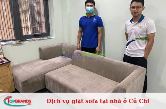 Dịch vụ giặt sofa tại nhà ở Củ Chi uy tín