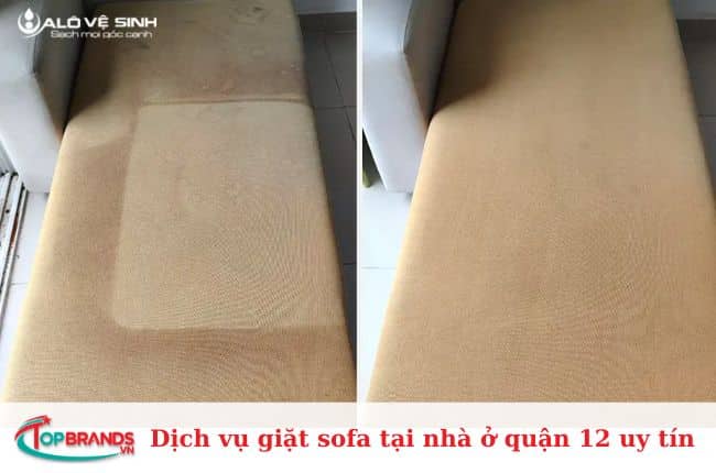 Dịch vụ giặt sofa tại nhà ở quận 12 uy tín