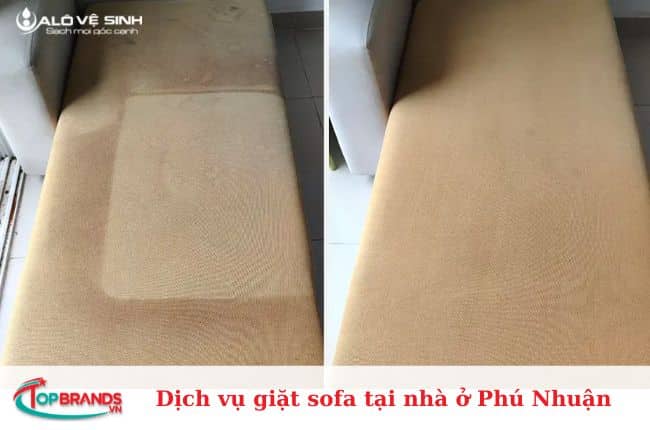 Dịch vụ giặt sofa tại nhà ở Phú Nhuận uy tín