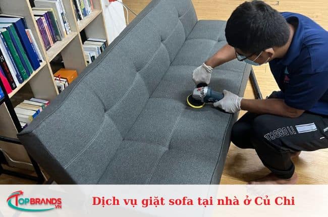 Dịch vụ giặt sofa tại nhà ở Củ Chi uy tín