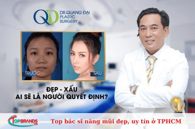 Bác sĩ Trịnh Quang Đại là bác sĩ nâng mũi đẹp tại TPHCM