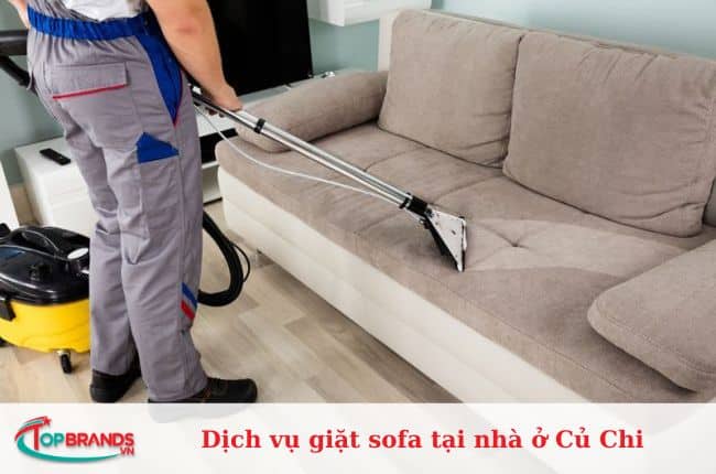 Dịch vụ giặt sofa tại nhà ở Củ Chi uy tín