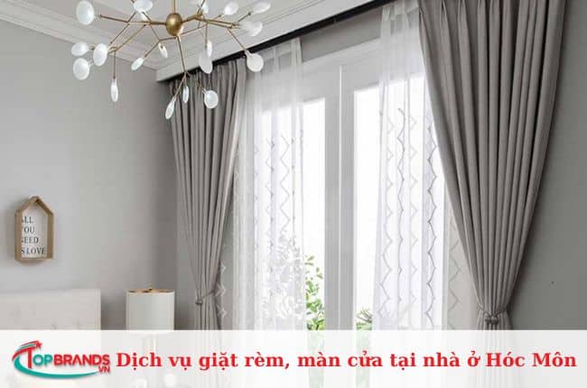 Top dịch vụ giặt rèm cửa, màn cửa tại nhà ở Hóc Môn