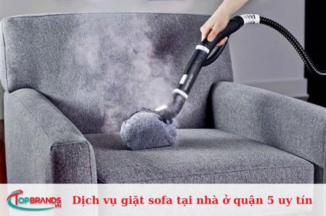 Dịch vụ giặt sofa tại nhà ở quận 5 uy tín