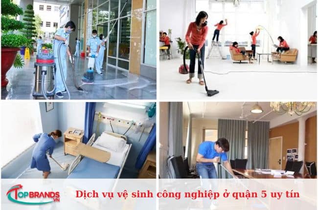 Dịch vụ vệ sinh công nghiệp ở quận 5 uy tín