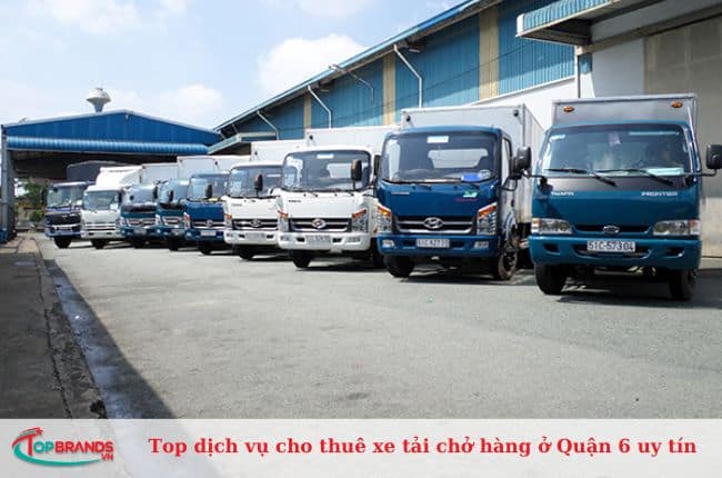 Top dịch vụ cho thuê xe tải chở hàng ở Quận 6 uy tín