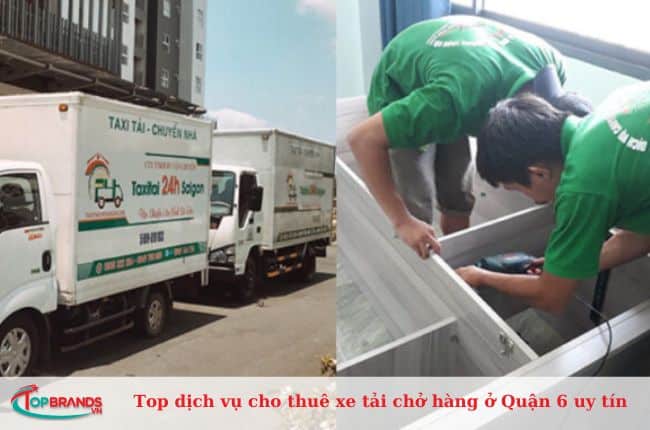 Top dịch vụ cho thuê xe tải chở hàng ở Quận 6 uy tín