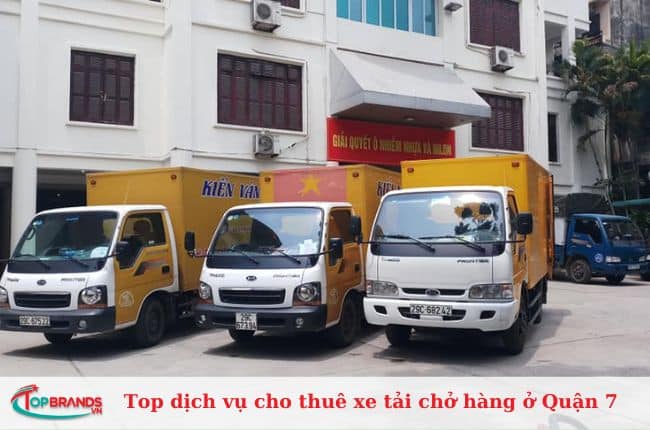 top dịch vụ cho thuê xe tải Quận 7