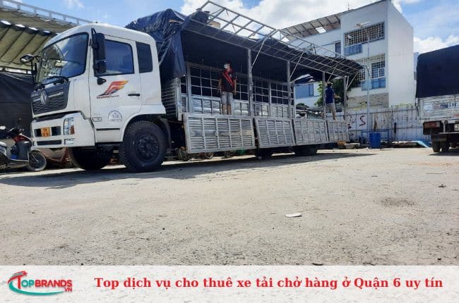 Top dịch vụ cho thuê xe tải chở hàng ở Quận 6 uy tín