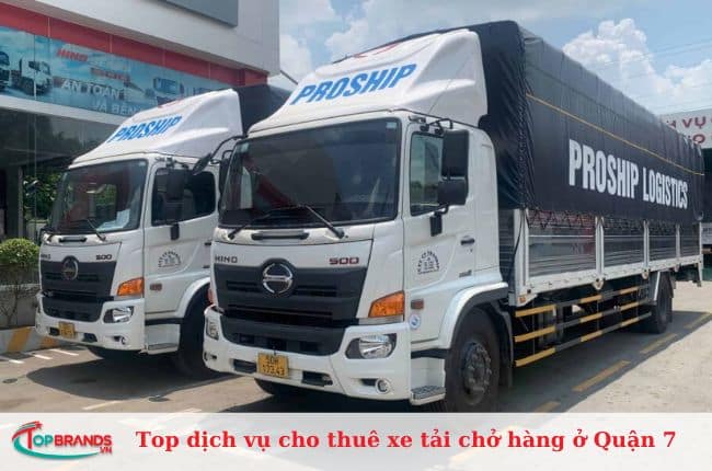 top dịch vụ cho thuê xe tải Quận 7