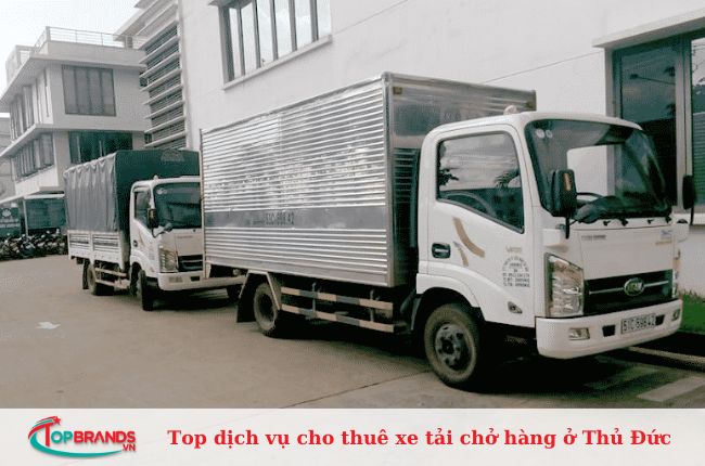Top dịch vụ cho thuê xe tải chở hàng ở Thủ Đức uy tín, giá rẻ