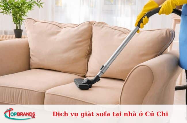 Dịch vụ giặt sofa tại nhà ở Củ Chi uy tín