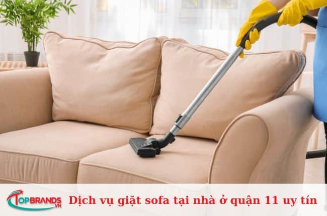 Dịch vụ giặt sofa tại nhà ở quận 11 uy tín