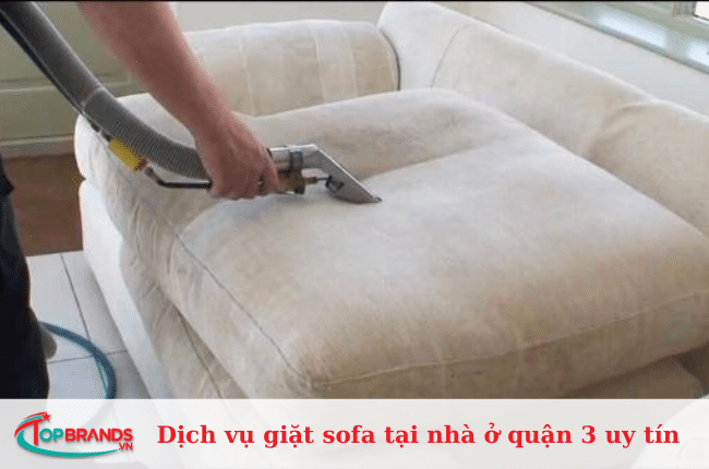 Dịch vụ giặt sofa tại nhà ở quận 3 uy tín