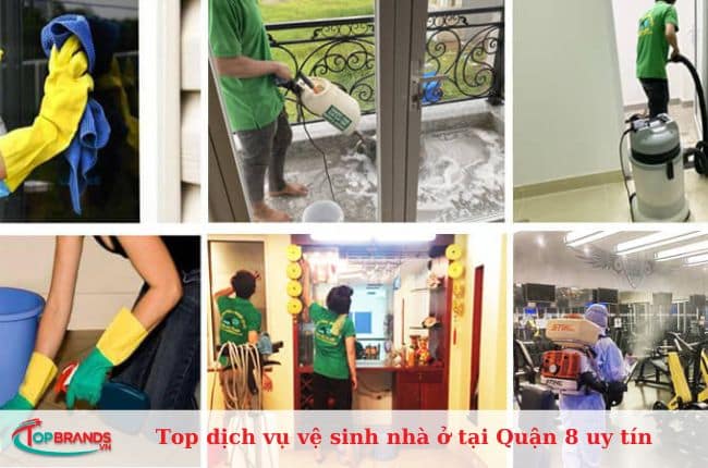 Top dịch vụ vệ sinh nhà ở Quận 8 giá rẻ