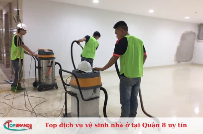 Top dịch vụ vệ sinh nhà ở giá rẻ quận 8