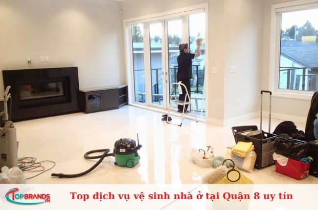 Top dịch vụ vệ sinh nhà ở Quận 8 uy tín, giá rẻ