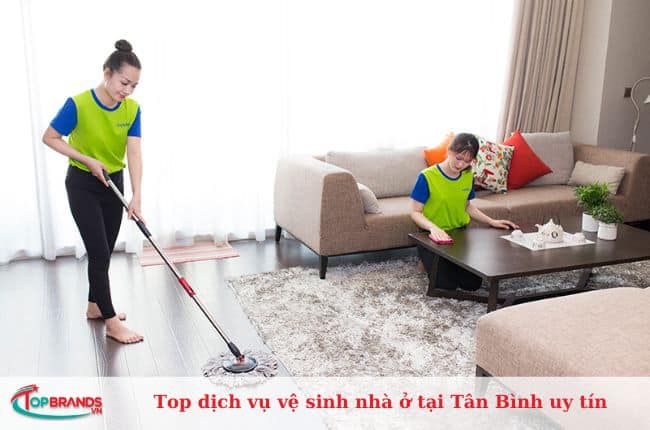 Top dịch vụ vệ sinh nhà ở tại Tân Bình uy tín