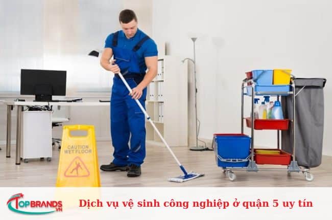 Dịch vụ vệ sinh công nghiệp ở quận 5 uy tín